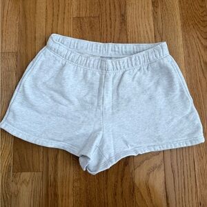 ARITZIA TNA Cozy Sweatfleece Boyfriend Mid-Thigh Shorts